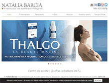 Tablet Screenshot of nataliabarcia.com